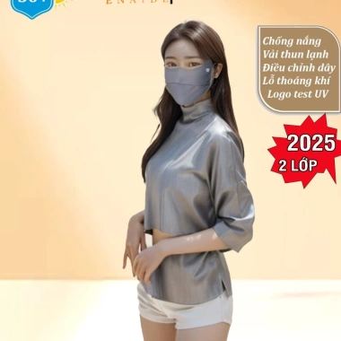 Khẩu Trang 2 Lớp EnAiDe Không Gọng 2.025 Chống UV và Nắng Chính Hãng Giá 47k