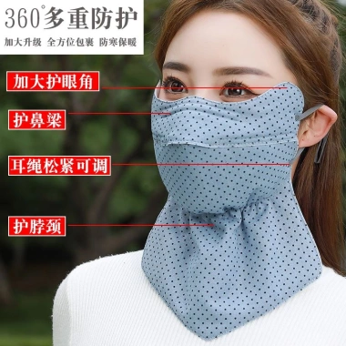 Khẩu Trang 3 Lớp Dày Dặn Chống Nắng, Bảo Vệ, Chống Lạnh và Bụi, Giữ Ấm Khi Lái Xe Ngoài Trời 7