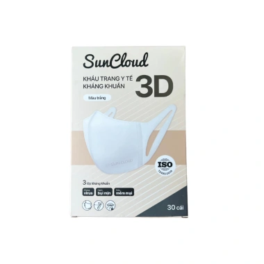 Khẩu trang 3D 3 lớp SUN CLOUD kháng khuẩn, chống UV, ngăn bụi mịn y tế – 34.300 VND 6 Khẩu trang 3D 3 lớp SUN CLOUD kháng khuẩn, chống UV, ngăn bụi mịn y tế – 34.300 VND 6