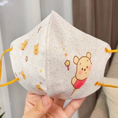 Khẩu trang 3D bé 0‑8 tuổi set 10/50 chiếc họa tiết dễ thương, giá ưu đãi 21.999₫ 3