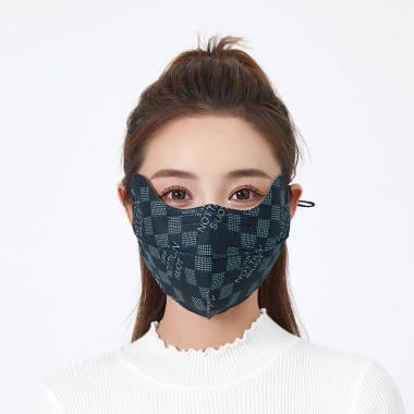 Khẩu trang 3D dày chống tia UV, bụi, gió - Giặt được, tái sử dụng, giá 32.084₫