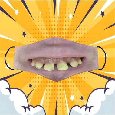 Khẩu trang 3D Troll vui vẻ, chống nắng, chống bụi, dễ đeo thoải mái, giặt được