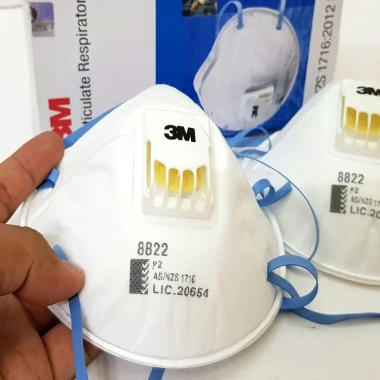 Khẩu trang 3M 8.822 N95 van lạnh 1 chiều kháng khuẩn, chống bụi mịn - 46.800₫