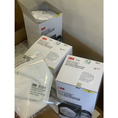 Khẩu trang 3M 9.001 và 9.001V 75 chiếc (50+25) lọc hơn 90% PM2.5 giá chỉ 247.500 VND