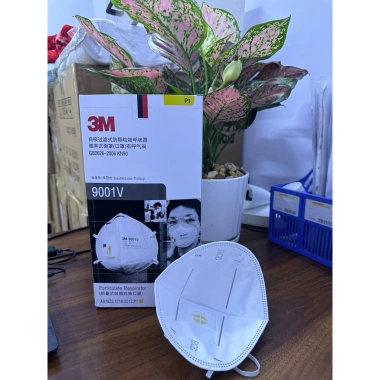 Khẩu trang 3M 9.001 và 9.001V 75 chiếc (50+25) lọc hơn 90% PM2.5 giá chỉ 247.500 VND