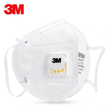 Khẩu trang 3M 9.001V van thở thông khí - Hộp 25 chiếc, bảo vệ tối ưu, chỉ 350.000đ