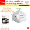 Khẩu trang 3M 9.505V+ N95 đeo gáy, van thở, lọc 95% PM2.5, chống ô nhiễm - 9.500đ