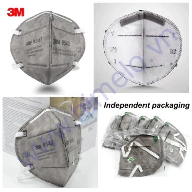 Khẩu Trang 3M KN95 9.542 Lọc 95% Bụi PM2.5 - Giá Khuyến Mãi 29.999₫