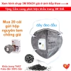 Khẩu trang 3M N95 KN95 than hoạt tính lọc 95% PM2.5, van thở, phòng dịch 9.500đ