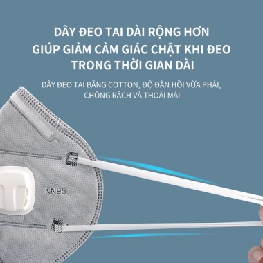 Khẩu trang 5 lớp Ams 9.501/9.501V/9.541V - KN95 van hoạt tính, lọc bụi mịn, 65.000₫ 7