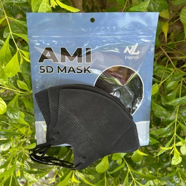 Khẩu Trang 5D AMI 3 Lớp Chống Bụi Thời Trang 500+20, Giá 140.000 VNĐ 3