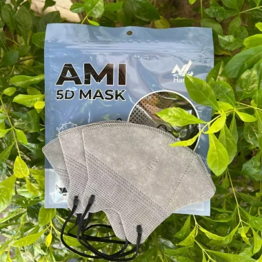 Khẩu Trang 5D AMI 3 Lớp Chống Bụi Thời Trang 500+20, Giá 140.000 VNĐ 4