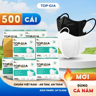 Khẩu trang 5D chống bụi mịn siêu thở khí an toàn, thoáng khí, giá 49.000đ