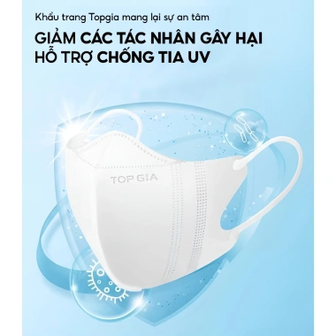 Khẩu trang 5D chống bụi mịn siêu thở khí an toàn, thoáng khí, giá 49.000đ