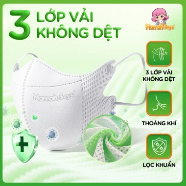 Khẩu Trang 5D Combo Gia Đình 2 - 400 KT Người Lớn + 100 KT Trẻ Em, Giá Giảm 159.000₫, Bảo Vệ An Toàn 4