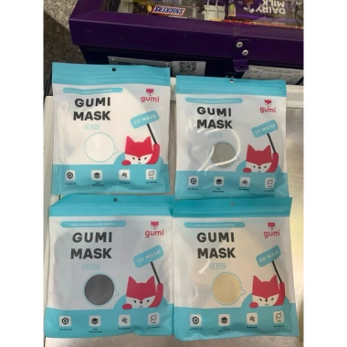 Khẩu trang 5D Gumi 3 lớp kháng khuẩn, lọc bụi mịn, chống giọt bắn – 47.600 VNĐ