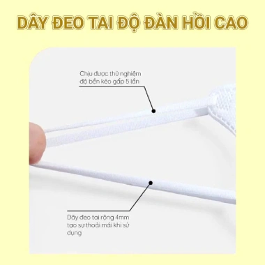 Khẩu trang 5D GUMMI combo 500c mix màu – Chống bụi mịn, kháng khuẩn, công nghệ Hàn Quốc, 35.000₫