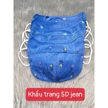 Khẩu trang 5D nhung Tuấn Anh 1 mặt vải và lưới mè - Chống nắng UV, giảm 23%