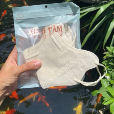 Khẩu trang 6A Anh Tâm 4 lớp kháng khuẩn, chống bụi mịn, chống nắng - Thùng 50‑200 chiếc, giá chỉ 29.999₫