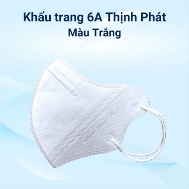 Khẩu trang 6A Thịnh Phát 200 chiếc 4 lớp kháng bụi mịn, kháng khuẩn, chống UV giá 175k 7