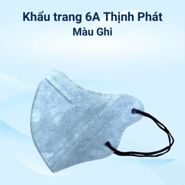 Khẩu trang 6A Thịnh Phát 200 chiếc 4 lớp kháng bụi mịn, kháng khuẩn, chống UV giá 175k 8