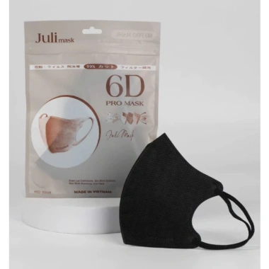 Khẩu trang 6D JULI Promask 3 lớp kháng khuẩn - Hottrend, mua 100c tặng 20c, chỉ 19.900₫ 6
