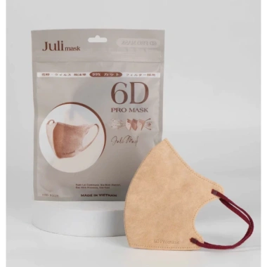 Khẩu trang 6D JULI Promask 3 lớp kháng khuẩn - Hottrend, mua 100c tặng 20c, chỉ 19.900₫ 7