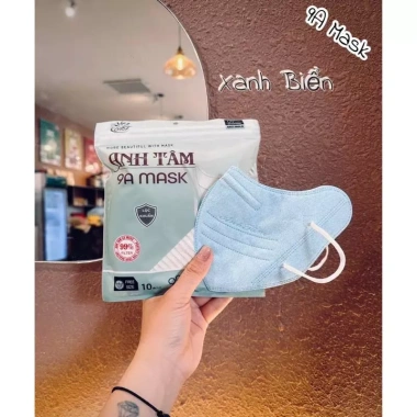 Khẩu Trang 9A ANH TÂM 5 Lớp Thùng 100 Cái - Giá Rẻ, An Toàn, Bảo Vệ Gia Đình 4