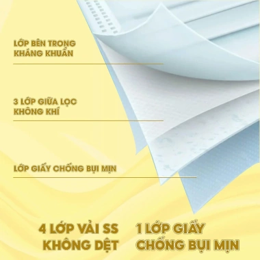 Khẩu Trang 9A Bông Sen Vàng 200 chiếc Thời Trang Giá Ưu Đãi 229k Shopee Live 6