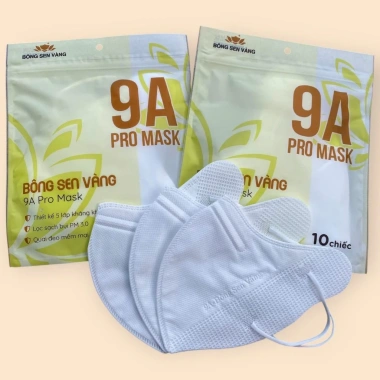 Khẩu Trang 9A Bông Sen Vàng 200 chiếc Thời Trang Giá Ưu Đãi 229k Shopee Live 10