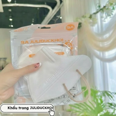 Khẩu Trang 9A JULI 5 Lớp Kháng Khuẩn, Che Kín Gò Má, Chống Nắng Tối Đa - 14.800 VNĐ 4 Khẩu Trang 9A JULI 5 Lớp Kháng Khuẩn, Che Kín Gò Má, Chống Nắng Tối Đa - 14.800 VNĐ 4