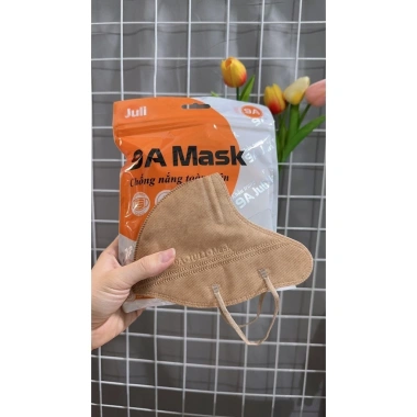 Khẩu trang 9A JULI 5 lớp Siêu Chống Nắng UV Bụi Mịn - 200 chiếc, Giá 56.000₫ 4 Khẩu trang 9A JULI 5 lớp Siêu Chống Nắng UV Bụi Mịn - 200 chiếc, Giá 56.000₫ 4