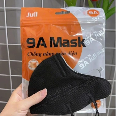 Khẩu Trang 9A July 5 Lớp Dày Dặn Hộp 100 Cái – Ôm Trọn Mặt, Chống Nắng, Nhiều Màu