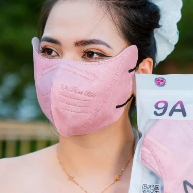 Khẩu trang 9A Thịnh Phát 5 lớp 50 chiếc - Che kín mặt, chống nắng, UV, chỉ 27k 2