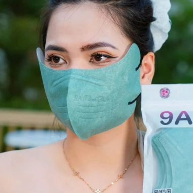 Khẩu trang 9A Thịnh Phát 5 lớp 50 chiếc - Che kín mặt, chống nắng, UV, chỉ 27k 4