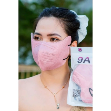 Khẩu trang 9A Thịnh Phát 5 lớp 50 chiếc - Che kín mặt, chống nắng, UV, chỉ 27k 10