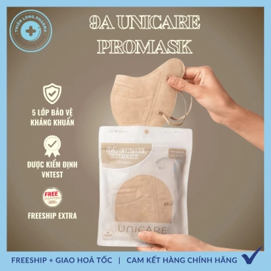 Khẩu trang 9A UNICARE 100 cái 5 lớp dày chống nắng UV kích thước lớn 27.950 VND 7