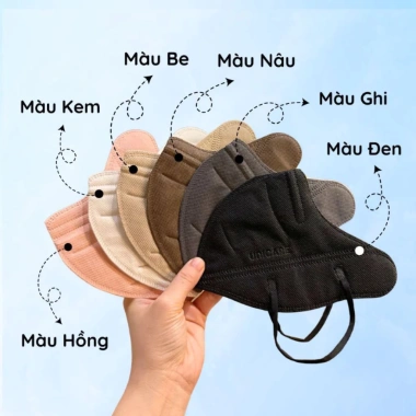 Khẩu Trang 9A Unicare Che Kín Mặt Combo 100 Chiếc Kháng Khuẩn Cao Cấp 62.000 VND