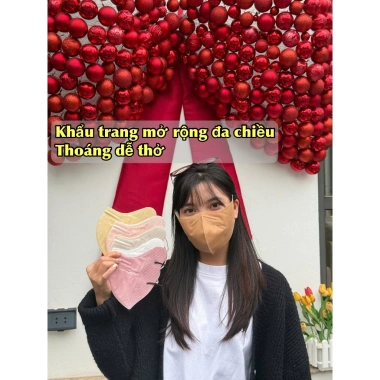 Khẩu trang 9A Zmask 100 chiếc kháng khuẩn, lọc bụi mịn, bảo vệ UV - thời trang 7