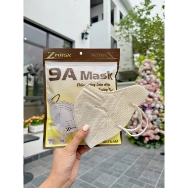 Khẩu trang 9A Zmask 100 chiếc kháng khuẩn, lọc bụi mịn, bảo vệ UV - thời trang 9