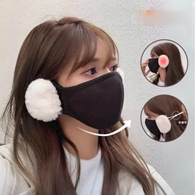 Khẩu trang bảo vệ tai lông cừu ấm, chống bụi mịn, giữ ấm mùa đông - Giá 38.999₫ 2 Khẩu trang bảo vệ tai lông cừu ấm, chống bụi mịn, giữ ấm mùa đông - Giá 38.999₫ 2