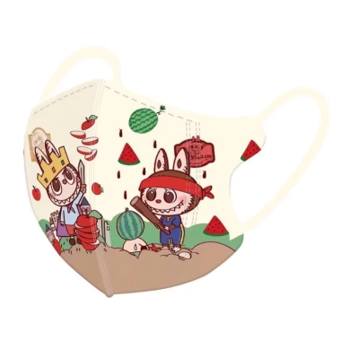 Khẩu trang bé Labubu bộ 10 mẫu đa dạng size 3-12 tuổi giảm còn 16.000đ 7