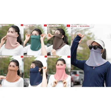 Khẩu trang CARDINA làm mát, chống UV, bông hoạt tính lọc không khí - 56.250₫
