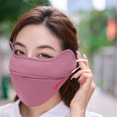 Khẩu trang CARDINA UV, bông hoạt tính lọc không khí, làm mát, che mắt nhạy cảm 50k