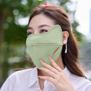 Khẩu trang CARDINA UV, bông hoạt tính lọc không khí, làm mát, che mắt nhạy cảm 50k