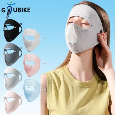 Khẩu trang che mặt lụa lạnh GTUBIKE, thoáng khí, chống UV, giảm giá 79.812₫
