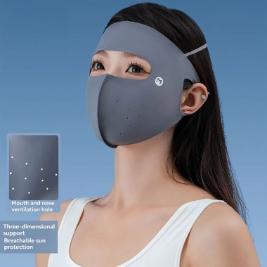 Khẩu trang che mặt lụa lạnh GTUBIKE, thoáng khí, chống UV, giảm giá 79.812₫