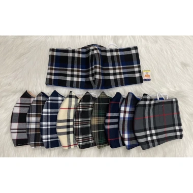 Khẩu trang che tai sọc nỉ ĐT nam chống nắng - Giá chỉ 21.000đ, giảm tới 27.090đ 2