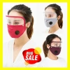 Khẩu trang chống bụi PM2.5 5 lớp van thở, kính mắt tháo rời, dùng nhiều lần 8.000 VND