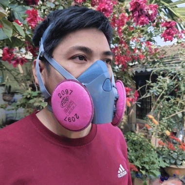 Khẩu Trang Chống Khói Bụi Hàn Xì 7.502 - Mặt Nạ Nhẹ, Dễ Thở, Chống Độc, Bảo Vệ Nhà Máy - Giá 75.000 VND 2